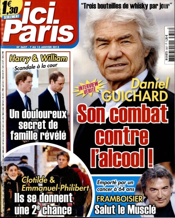 Retrouvez l'interview de Daniel Guichard dans le magazine Ici Paris, en koisques le 7 janvier 2015.