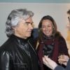 Exclusif - Daniel Guichard et sa femme Christine - Serge Lama a fêté ses 50 ans de carrière sur la scène de l'Olympia. Le 15 février 2013.
