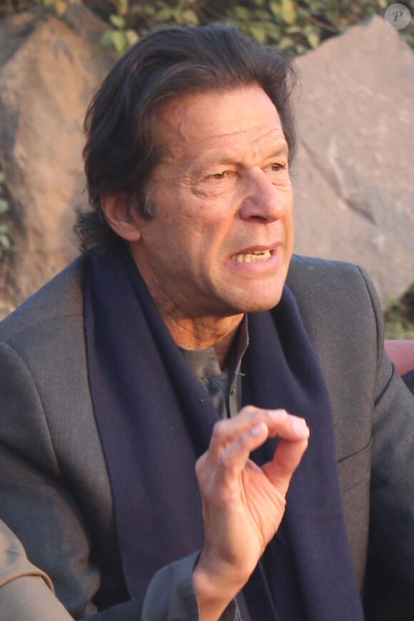 L'homme politique Imran Khan le 6 janvier 2015 au Pakistan à Islamabad