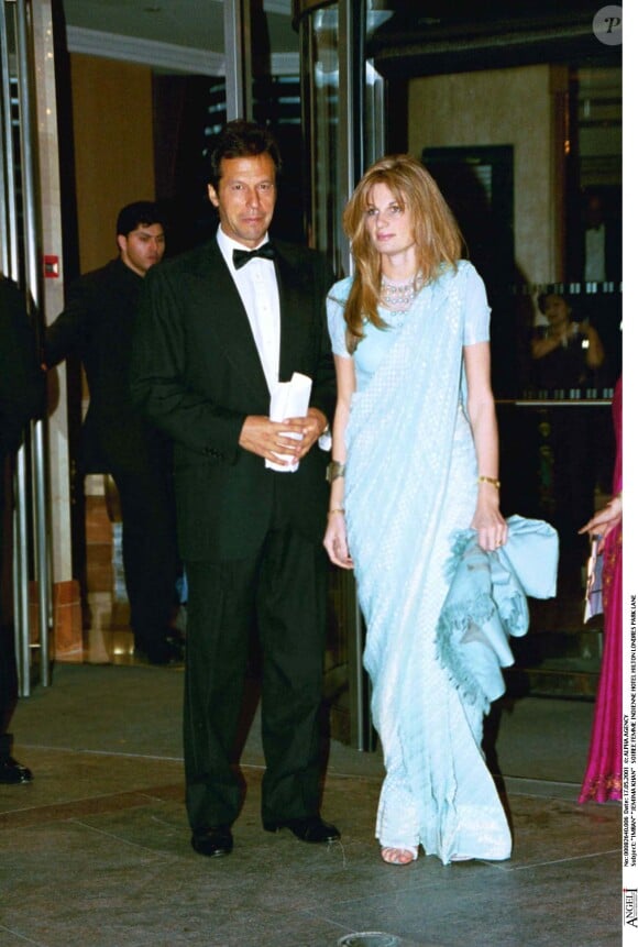 Imran et Jemima Khan à Londres le 17 mai 2001