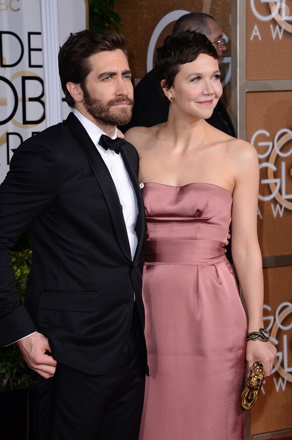 Jake Gyllenhaal et Maggie Gyllenhaal aux Golden Globe Awards 2015.