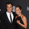 Justin Theroux et Jennifer Aniston assistent à l'after-party des Golden Globe Awards organisée par Warner Bros et InStyle au Beverly Hilton Hotel. Beverly Hills, le 11 janvier 2015.