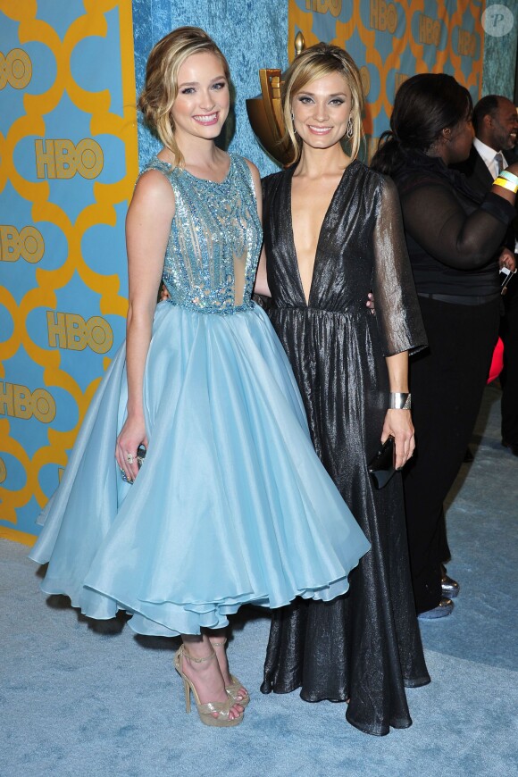 Greer et Spencer Grammer assistent à l'after-party des Golden Globe Awards organisée par la chaîne HBO. Beverly Hills, le 11 janvier 2015.