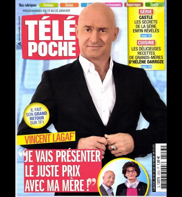 Magazine Télé Poche, en kiosques lundi 12 janvier 2015.