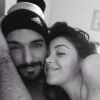 Thomas Vergara poste une photo de Nabilla et lui au temps du bonheur pour célébrer leur deux ans d'amour, sur Twitter, le 13 janvier 2015