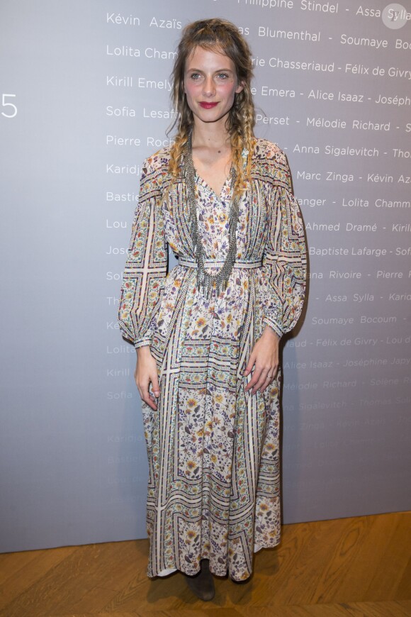 Mélanie Laurent - Photocall de la soirée des "Révélations César 2015" au salon Chaumet à Paris le 12 janvier 2015.