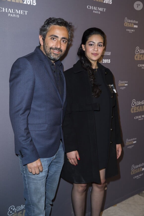Eric Toledano et Sofia Lesaffre - Photocall de la soirée des "Révélations César 2015" au salon Chaumet à Paris le 12 janvier 2015.