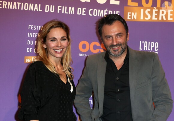 Claire Keim et Frédéric Lopez - Soirée d'ouverture du 18e festival international du film de comédie de l'Alpe d'Huez, le 14 janvier 2015.
