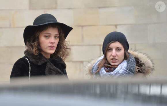 Obsèques du dessinateur Honoré (Philippe Honoré) et du correcteur de Charlie Hebdo Mustapha Ourrad au cimetière du Père-Lachaise à Paris, le 16 janvier 2015.