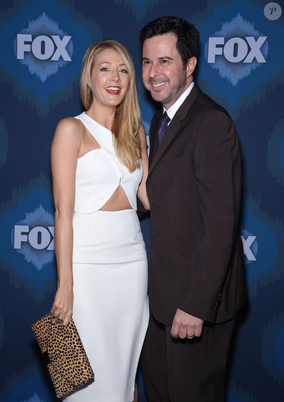 Jennifer Finnigan et Jonathan Silverman lors de la Fox All-Star Party 2015 à Pasadena, le 17 janvier 2015