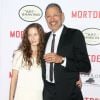Jeff Goldblum et sa femme Emilie Livingston (enceinte) - Première du film "Mordecai" à Los Angeles le 21 janvier 2015.