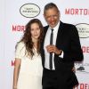 Jeff Goldblum et sa femme Emilie Livingston (enceinte) - Première du film "Mordecai" à Los Angeles le 21 janvier 2015.