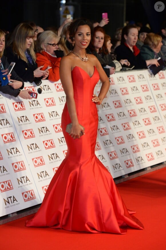 Rochelle Humes  lors des National Television Awards à l'O2 Arena de Londres le 21 janvier 2015.