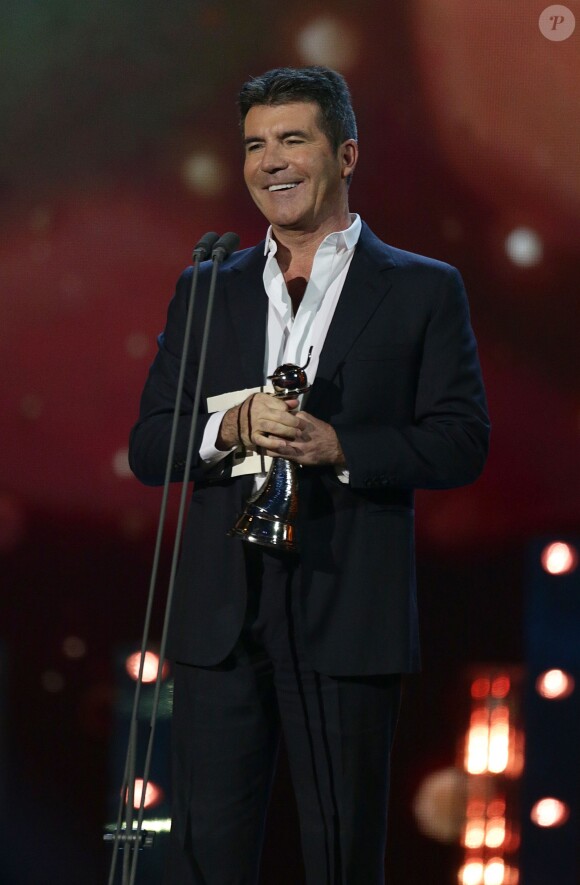 Simon Cowell alors des National Television Awards à l'O2 Arena de Londres le 21 janvier 2015.