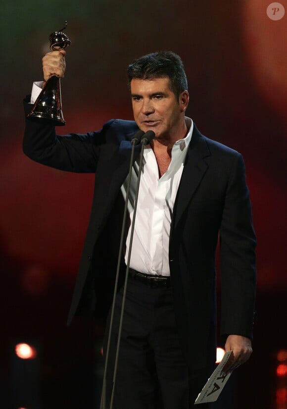Simon Cowell lors des National Television Awards à l'O2 Arena de Londres le 21 janvier 2015.