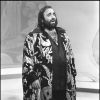 Demis Roussos le 20 novembre 1978 sur le plateau d'une émission de télé. ©Bestimage
