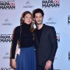 Pierre Niney et sa compagne Natasha Andrews - Avant-Première du film "Papa ou Maman" au Cinéma Pathé Beaugrenelle à Paris le 26 janvier 2015.