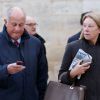 Patrice de Maistre et son épouse - Deuxième jour du procès Bettencourt au tribunal de Bordeaux, le 26 janvier 2015.