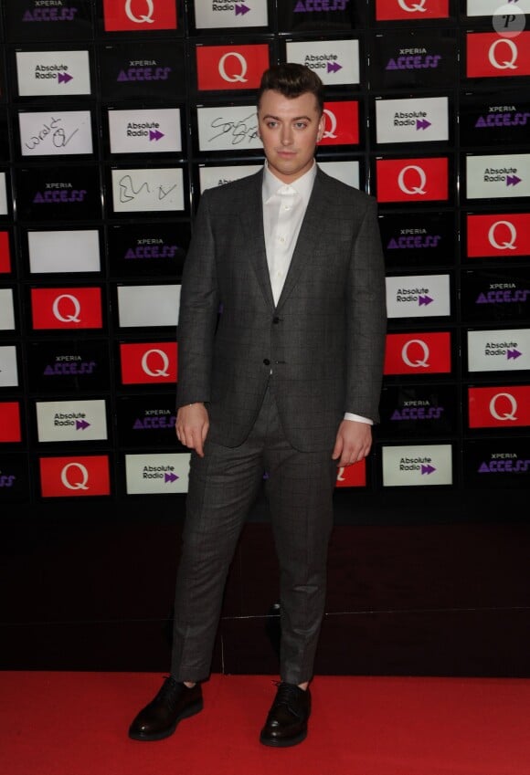 Sam Smith lors des "Xperia Access Q Awards" à la Grosvenor House à Londres, le 22 octobre 2014. 