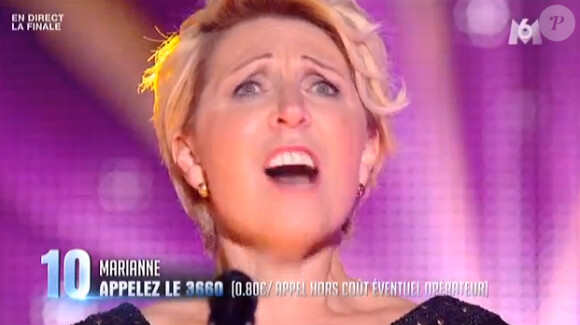 Marianne - Finale de La France a un incroyable talent 2015 sur M6. Mardi 27 janvier 2015.