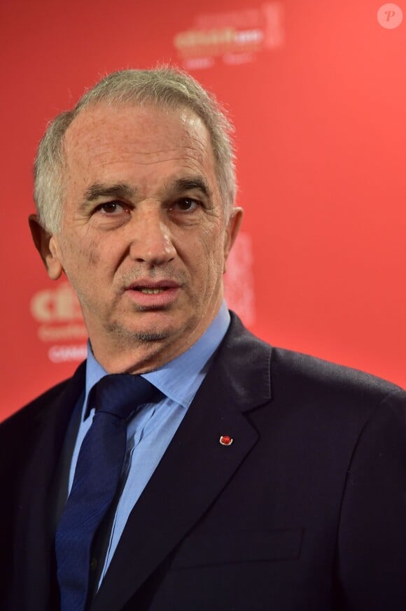 Alain Terzian - Conférence de presse de la présentation des nominés de la cérémonie des César 2015 au Fouquet's à Paris le 28 janvier 2015. La cérémonie des César 2015 se tiendra le 20 février 2015.