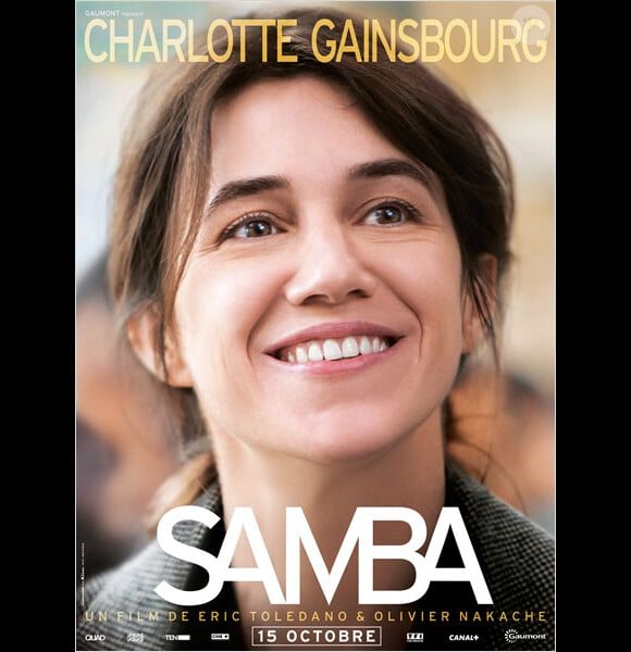 Affiche de Samba avec Charlotte Gainsbourg.