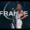 Camille Cerf, Miss France 2015, défile, somptueuse, pour l'élection Miss Univers 2015, le mercredi 21 janvier 2015 à Miami