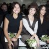Izïa Higelin, Catherine Ringer et Noémie Lenoir - Personnalités au défilé de mode Jean Paul Gaultier, collection haute couture printemps-été 2015 à Paris le 28 janvier 2015.