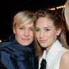 Robin Wright et sa fille Dylan Frances Penn lors de la soirée Jalouse à l'Arc à Paris le 27 janvier 2015