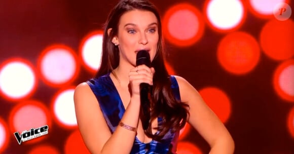 Trudy dans The Voice 4, sur TF1, le samedi 31 janvier 2015