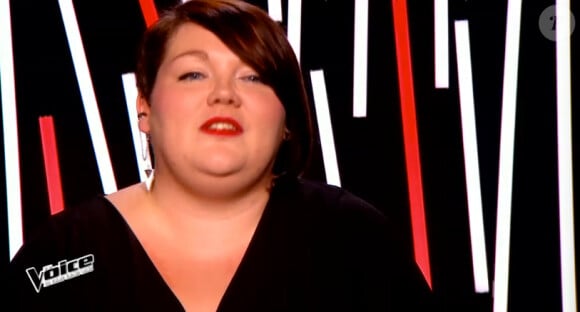 Mathilde dans The Voice 4, sur TF1, le samedi 31 janvier 2015