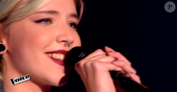 Madeleine Leaper dans The Voice 4, sur TF1, le samedi 31 janvier 2015