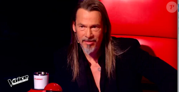 Florent Pagny dans The Voice 4, sur TF1, le samedi 31 janvier 2015