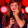 Estelle Mazzillo dans The Voice 4, sur TF1, le samedi 31 janvier 2015