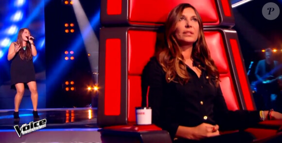 Sharon Laloum dans The Voice 4, sur TF1, le samedi 31 janvier 2015