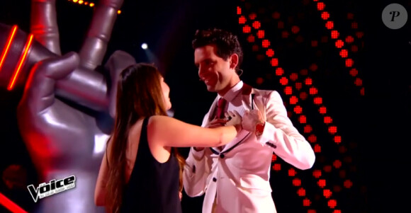 Sharon Laloum dans The Voice 4, sur TF1, le samedi 31 janvier 2015