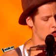 Max Blues Bird dans The Voice 4, sur TF1, le samedi 31 janvier 2015