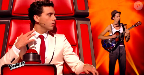 Max Blues Bird dans The Voice 4, sur TF1, le samedi 31 janvier 2015