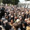 - Obsèques du chanteur Demis Roussos au Premier Cimetière d'Athènes en Grèce. Le 30 janvier 2015