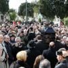 Obsèques du chanteur Demis Roussos au Premier Cimetière d'Athènes en Grèce. Le 30 janvier 2015. 