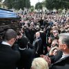 - Obsèques du chanteur Demis Roussos au Premier Cimetière d'Athènes en Grèce. Le 30 janvier 2015. 