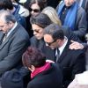 Nikos Aliagas - Obsèques du chanteur Demis Roussos au premier cimetière d'Athènes en Grèce le 30 janvier 2015.
