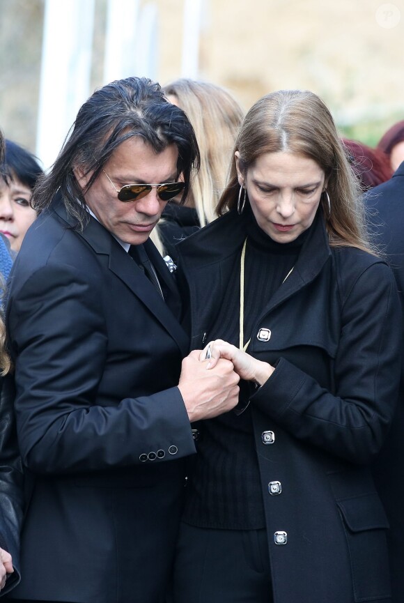 guest - Obsèques du chanteur Demis Roussos au premier cimetière d'Athènes en Grèce le 30 janvier 2015.