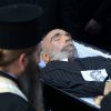 Obsèques du chanteur Demis Roussos au premier cimetière d'Athènes en Grèce le 30 janvier 2015.