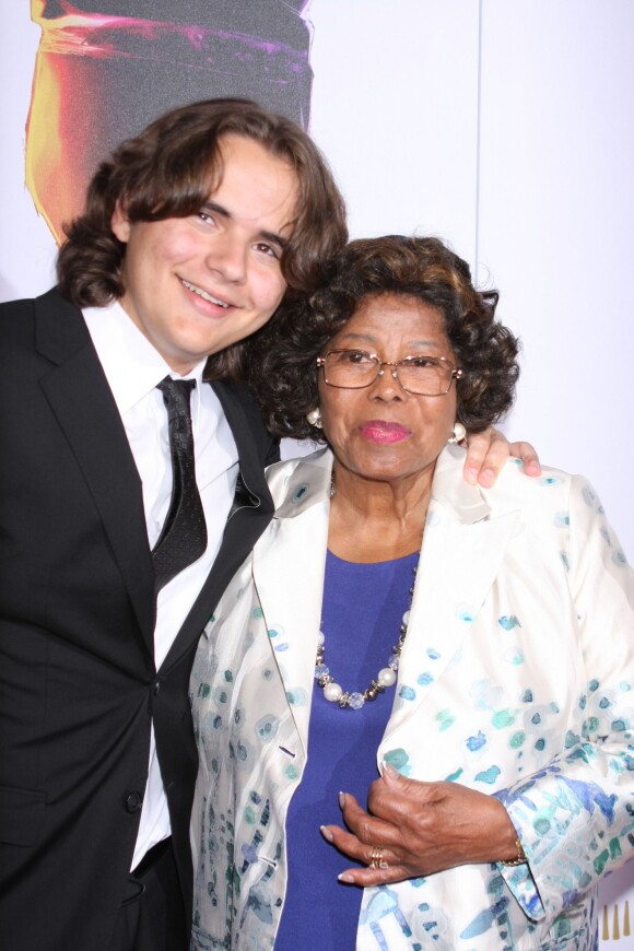 Prince Jackson et sa grand-mère Katherine Jackson à Las Vegas, le 30 juin 2013.
