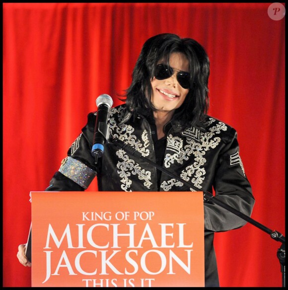 Michael Jackson annonce une série de concerts au mois de juillet 2009 à Londres, le 5 mars 2009, quelques mois avant sa mort.