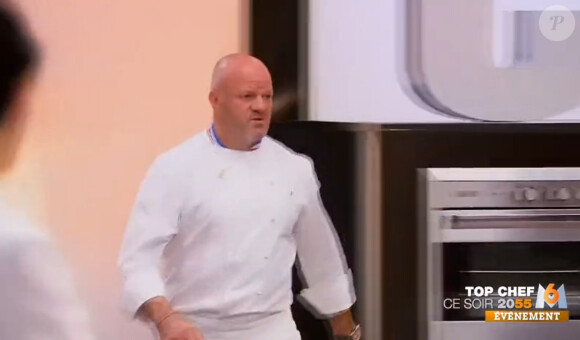 Philippe Etchebest défie les candidats de Top Chef 2015 sur M6. Emission du 2 février 2015.