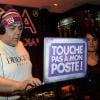 DJ Tefa (Hichem Bonnefoi) - DJ Tefa & DJ Moox lors de la soirée "Les musiques de la Gioia" animée par DJ Tefa & DJ Moox, au restaurant La Gioia à Paris le 28 janvier 2015