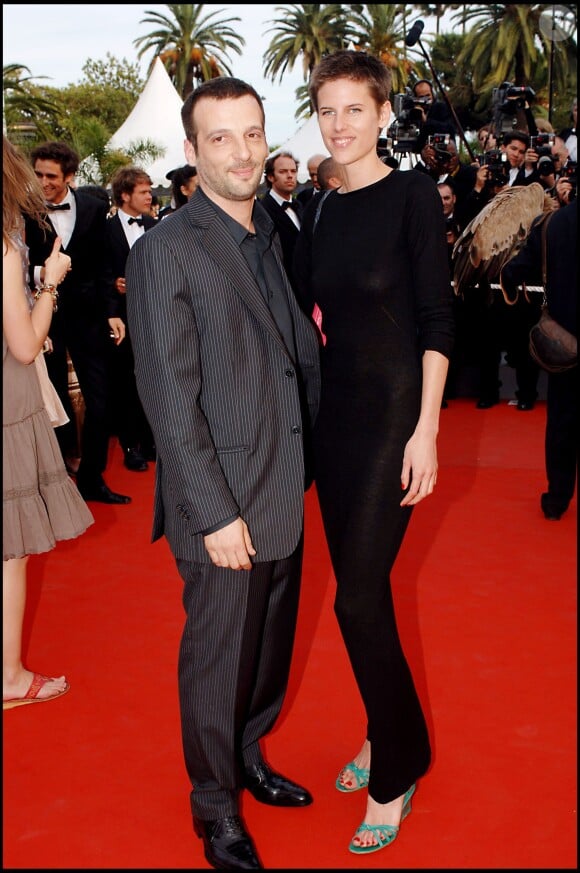 Mathieu Kassovitz et Aurore Lagache lors du Festival de Cannes 2006