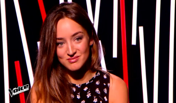 La ravissante Clémence dans The Voice 4, sur TF1, le samedi 7 février 2015